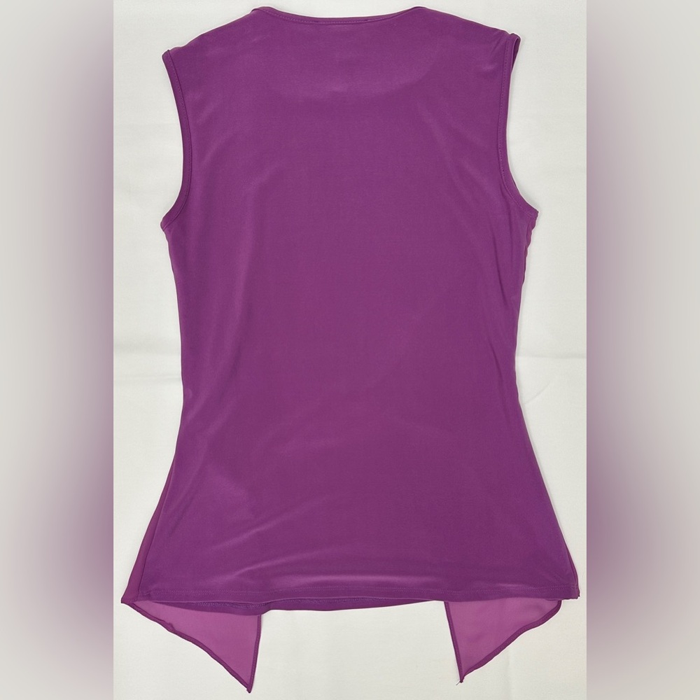 Joseph Ribkoff Magenta Twist Front Tank Top - Picture 7 of 7
